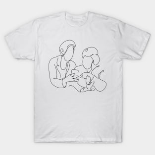 Women Day Line Art Minimal T-Shirt